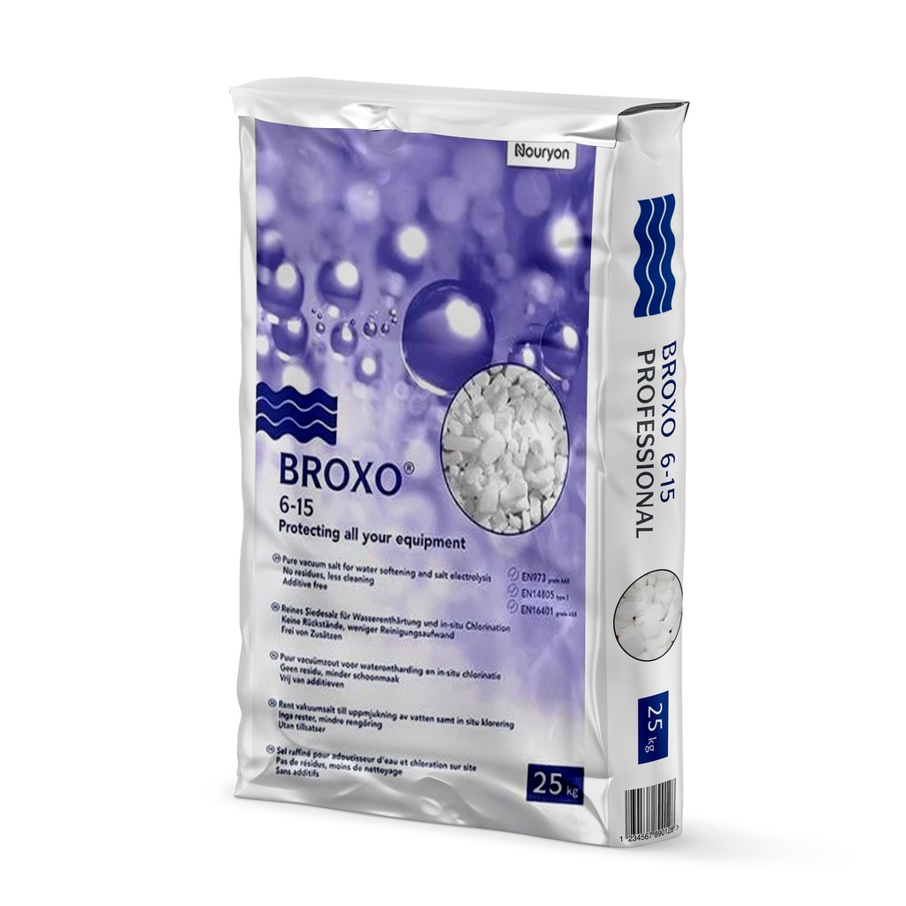 Broxo 6-15mm 25 KG - Zout Kristallen Voor Waterverzachter